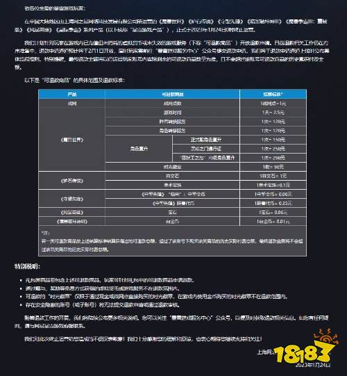 14年终结！暴雪游戏国服正式停服 网易发布游戏退款公告