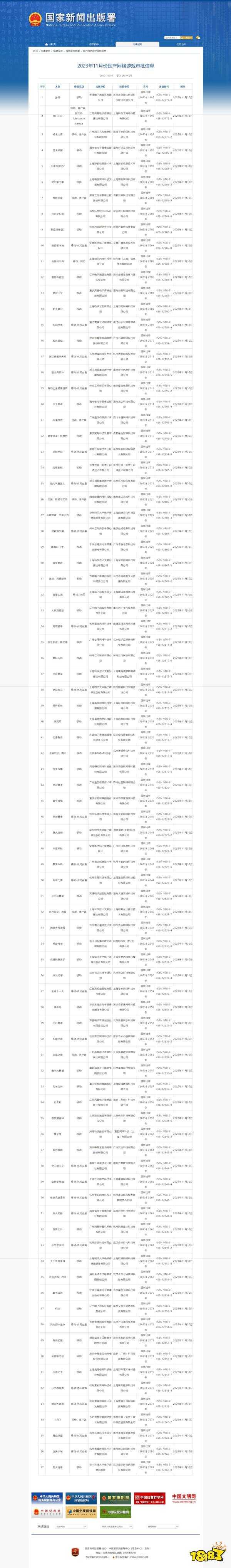 11月版号出炉：《诛仙2》、网易《世界之外》等