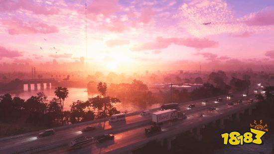 《GTA6》预告高清图赏：欢迎来到美丽的罪城!