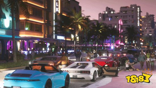 《GTA6》预告高清图赏：欢迎来到美丽的罪城!