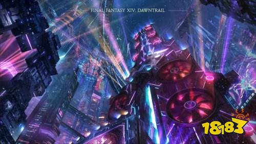 《FF14》新城市概念图公布 霓虹漫布被调侃GPU城市