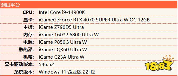 七彩虹iGame RTX 4070 SUPER Ultra W OC显卡实测 游戏与AI性能表现亮眼