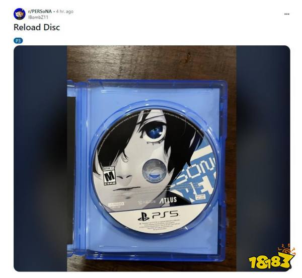 小心剧透!《女神异闻录3:Reload》PS5实体盘已偷跑