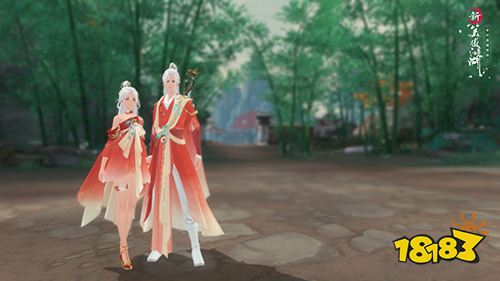 新春侠侣服开启，《新笑傲江湖》手游送侠客100连抽和永久服饰!