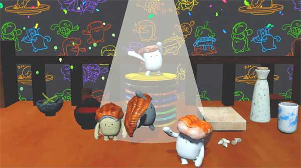 四人大逃杀派对游戏《寿司大作战》登录Steam平台