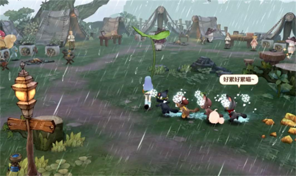 下雨天不想上班,《森之国度》的 NPC 精神状态真的领先
