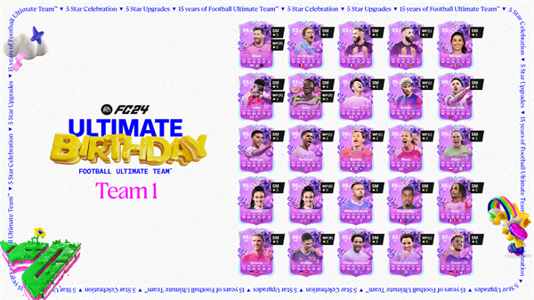 《EA SPORTS FC™ 24》喜迎 ULTIMATE TEAM 15 周年纪念