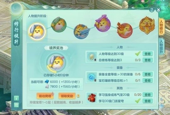 《幻唐志》修行提升