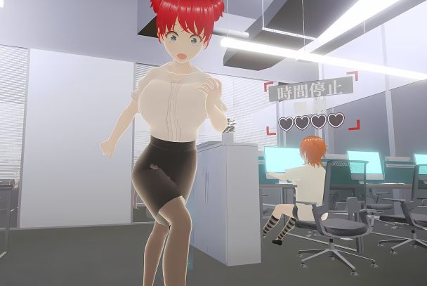 3D绅士妄想模拟《自由行动侠》将登Steam，时间暂停!