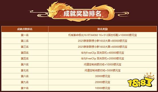 达成新服《问道》成就，收获超值豪礼!