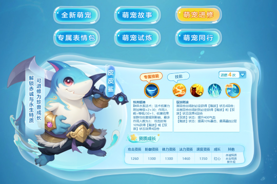 皮皮鲨技能资质