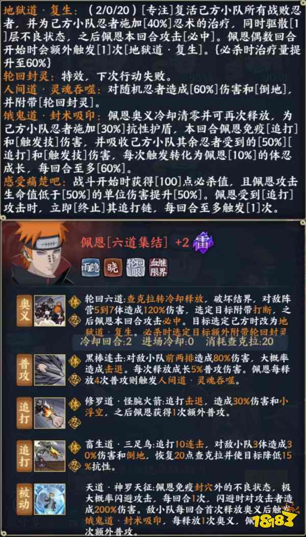 《火影忍者忍者新世代》全新SS忍佩恩·天道[六道集结]--忍者攻略&阵容推荐!